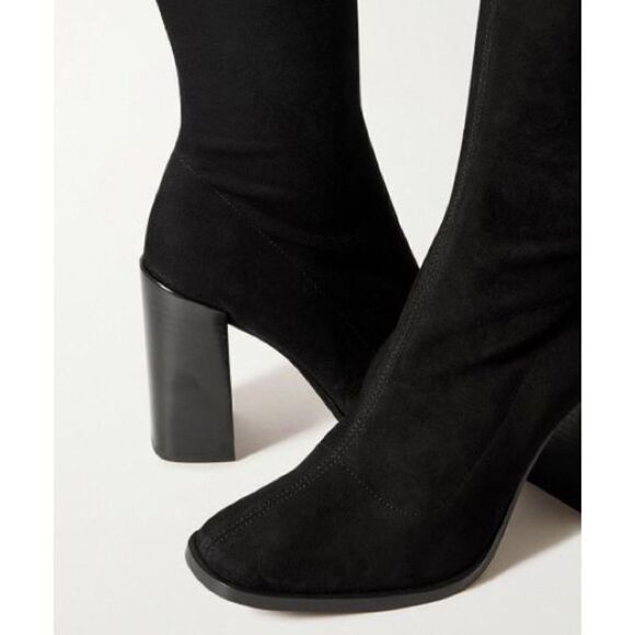 NEW STAUD PAZ Over Knee Boot in black suede - Picture 4 of 9